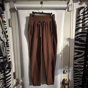 Brown Drawstring Joggers